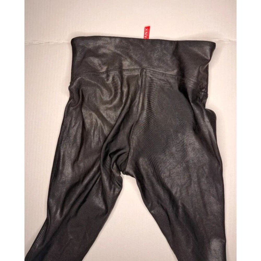 Spanx Women's Faux Leather Leggings - Size XS Petite (XSP) - Picture 5 of 8